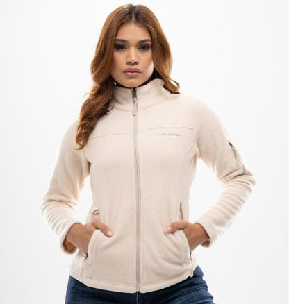 Chaqueta Polar Fleece Beige para Mujer