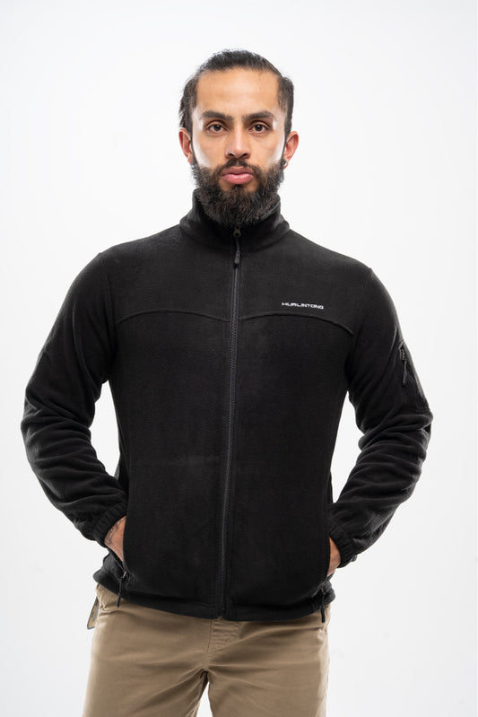 Chaqueta Polar Fleece Negro para Hombre