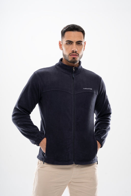 Chaqueta Polar Fleece Azul Oscuro para Hombre