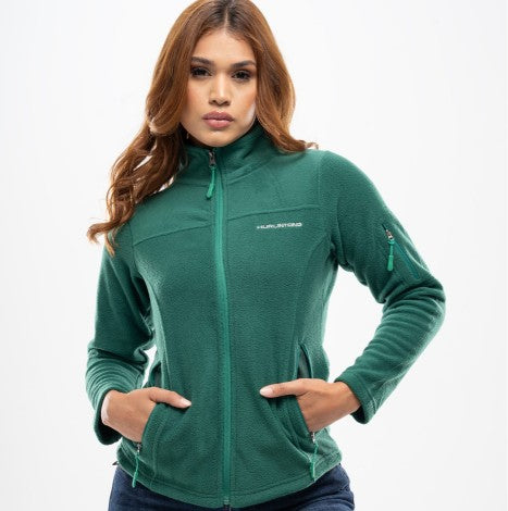 Chaqueta Polar Fleece Verde para Mujer