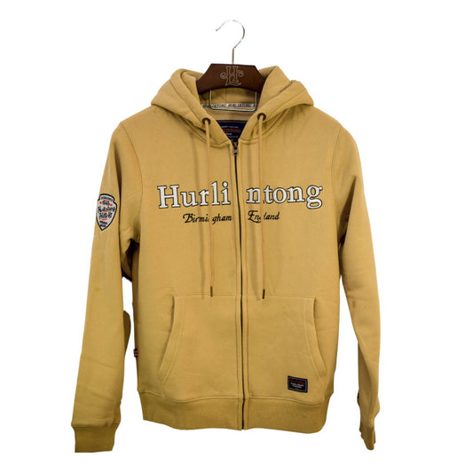 Chaqueta Hoodie de Algodón Camel para Hombre