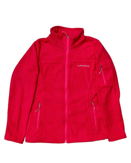 Chaqueta Polar Fleece Rojo para Mujer