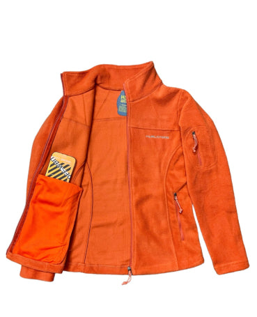 Chaqueta Polar Fleece Naranja para Mujer