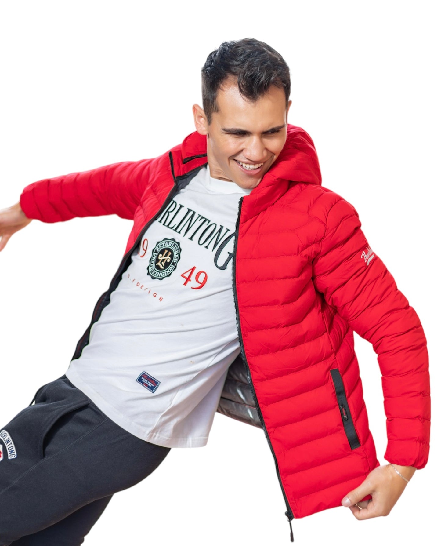 Chaqueta Térmica Rojo para Hombre