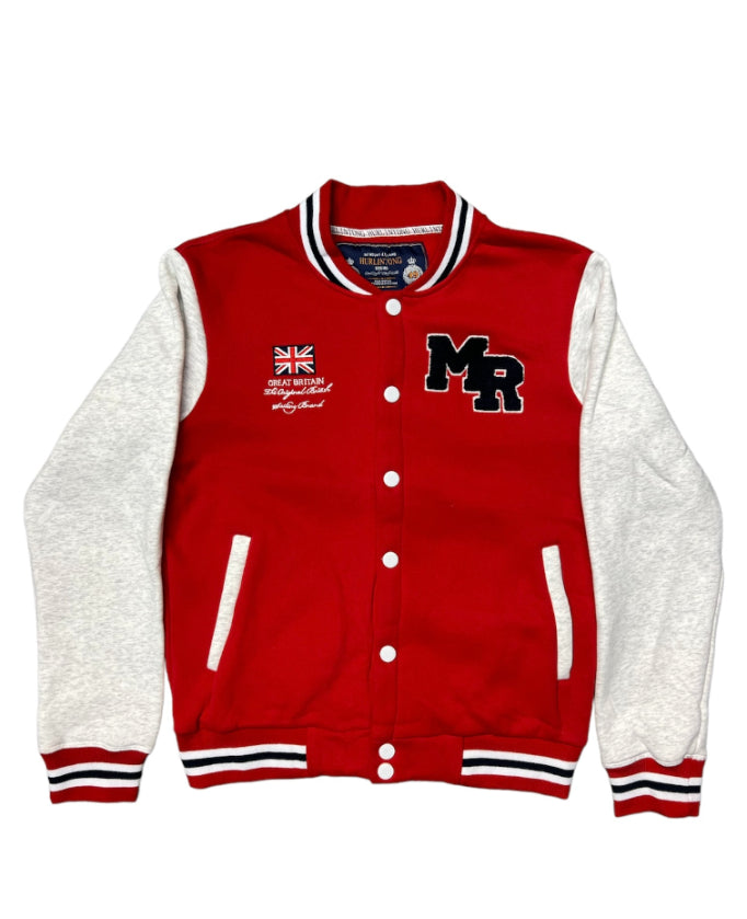 Chaqueta Varsity Rojo para Hombre