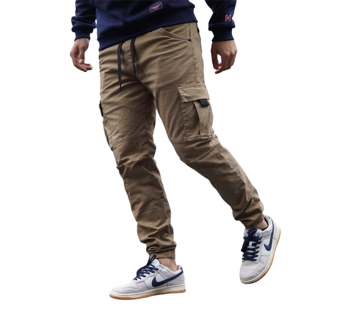 Jogger Cargo Drill Caqui para Hombre