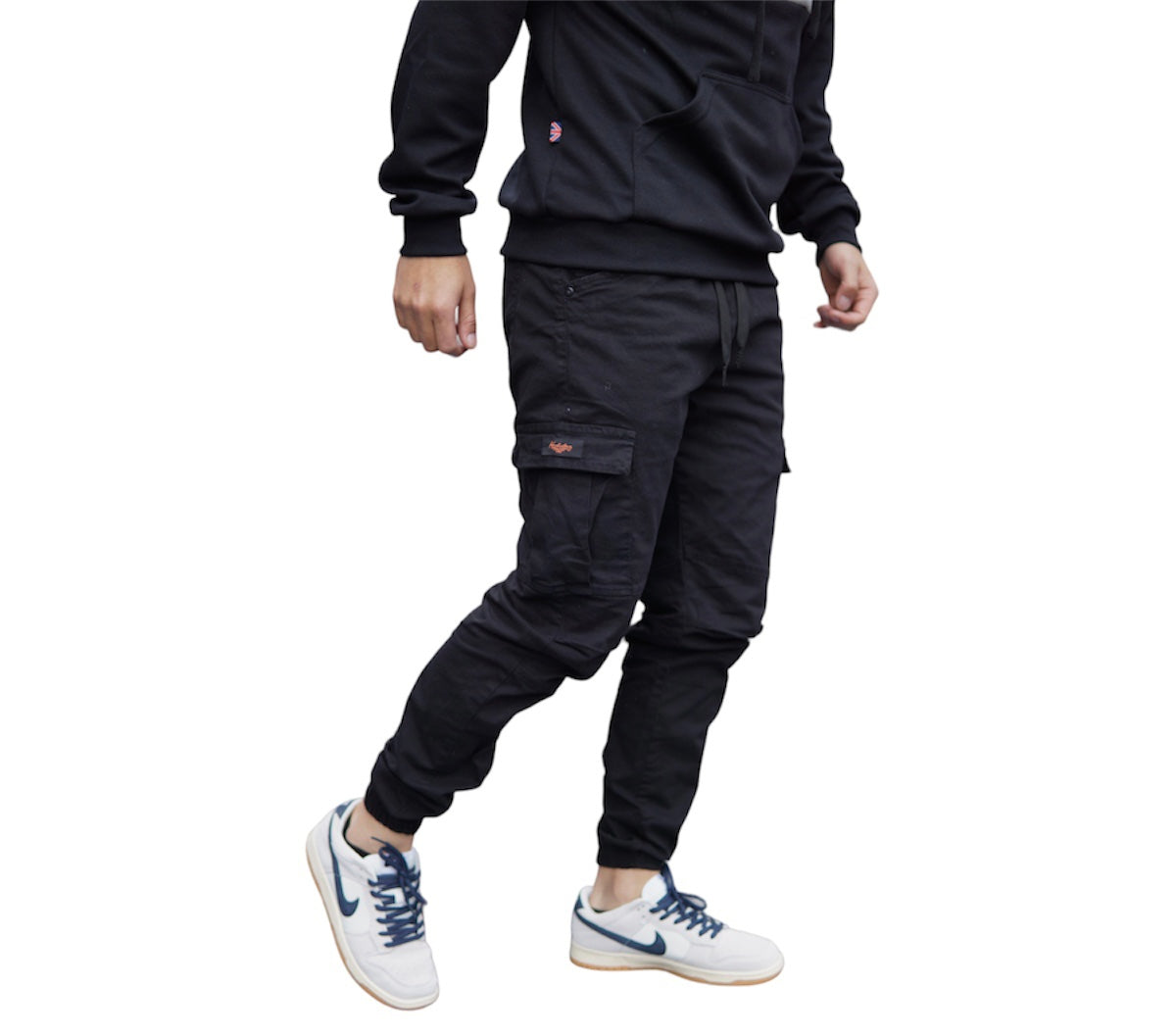 Jogger Cargo Drill Negro para Hombre