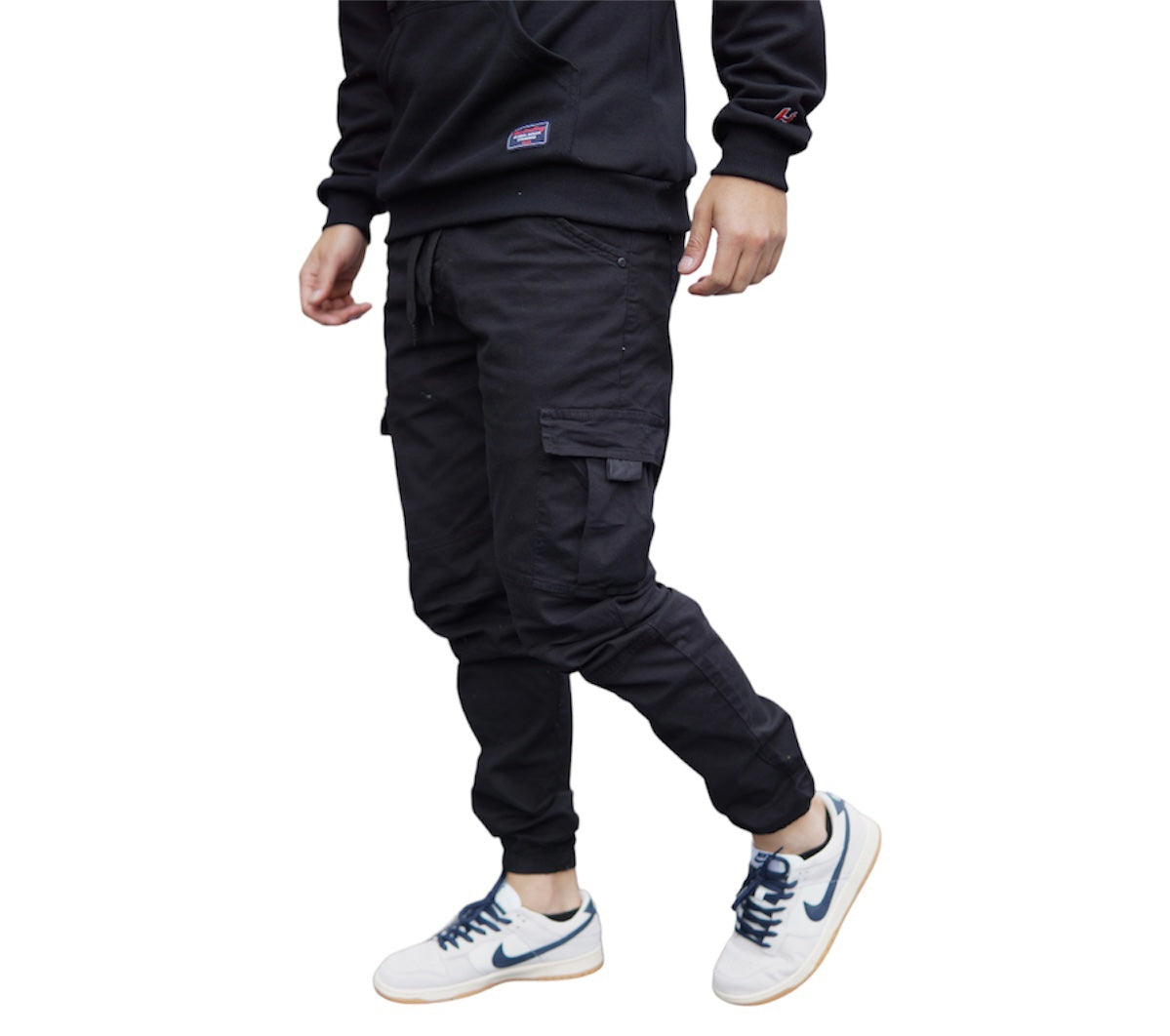 Jogger Cargo Drill Negro para Hombre