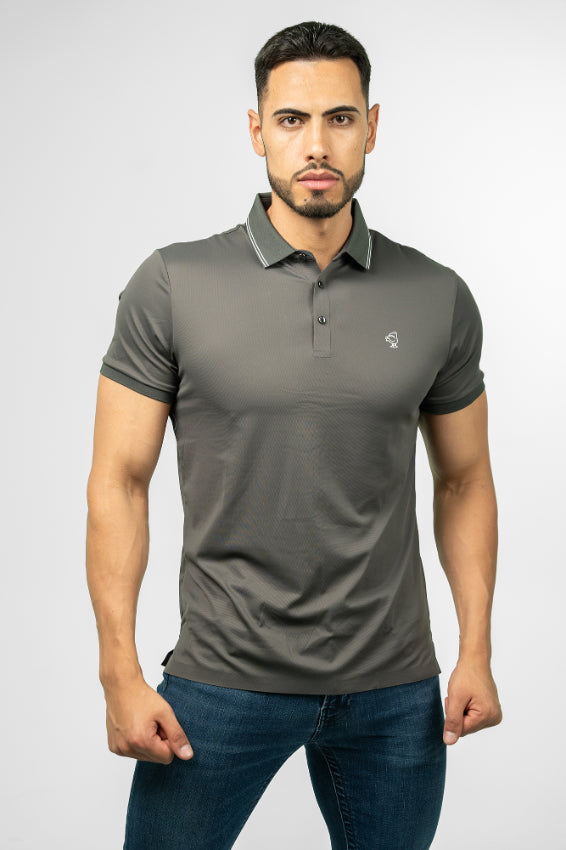 Polo en Seda Fria para Hombre