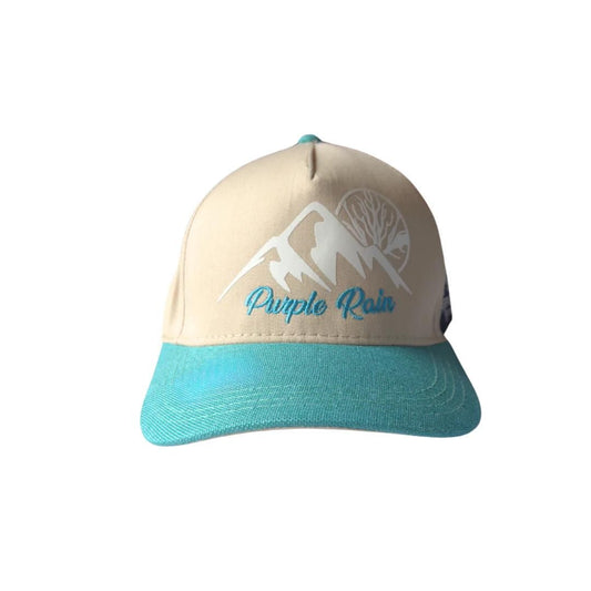 Gorra Bordada Beige/Azul