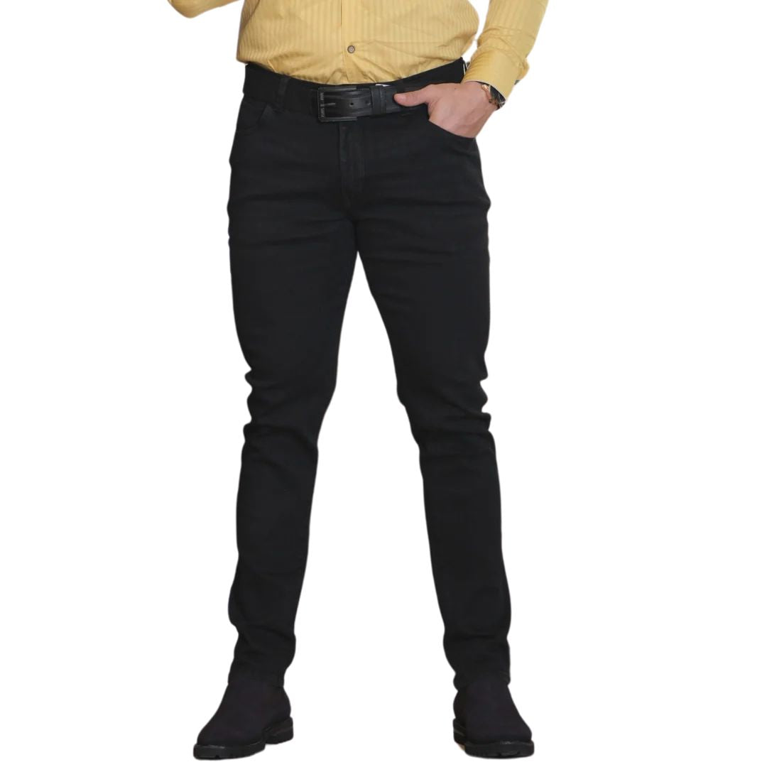 Jean Skinny Fit Negro para Hombre